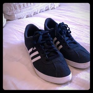 Adidas Navy tennis shoes